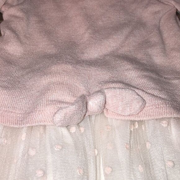 Gillian’s Closet Sweater Polkadot Tutu Dress. Poly blend. - Picture 3 of 6